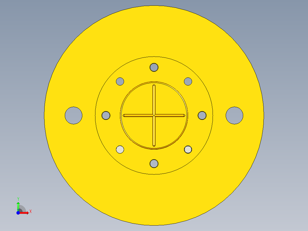 成型拉伸模具前视图