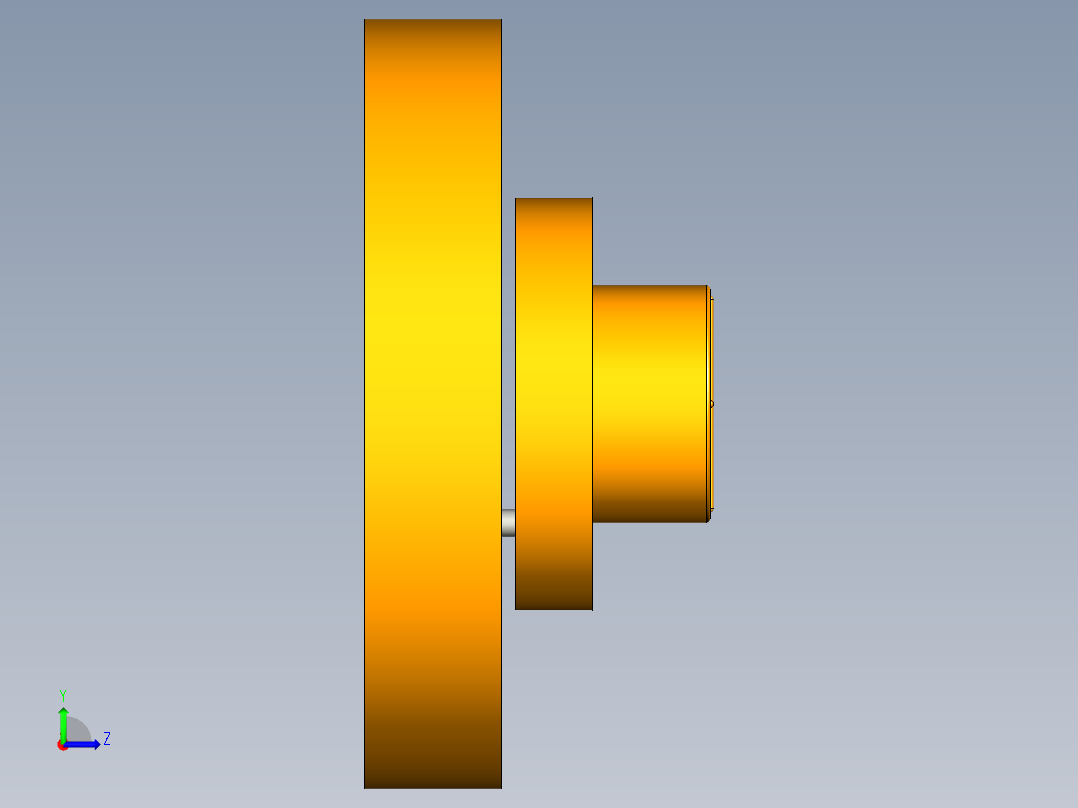 成型拉伸模具左视图