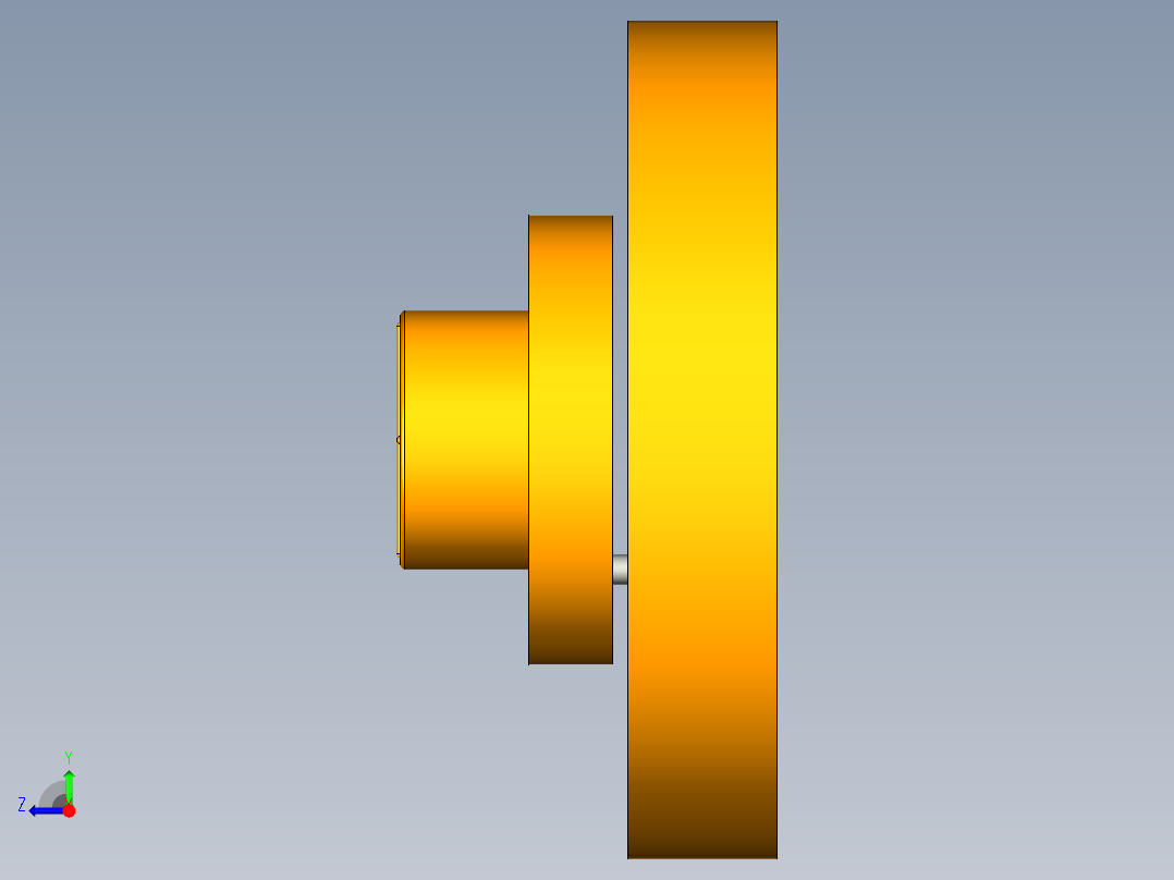 成型拉伸模具右视图