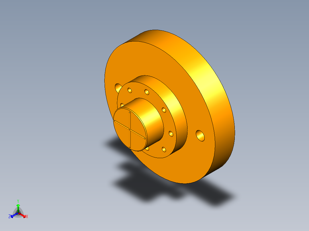 成型拉伸模具正等轴测图
