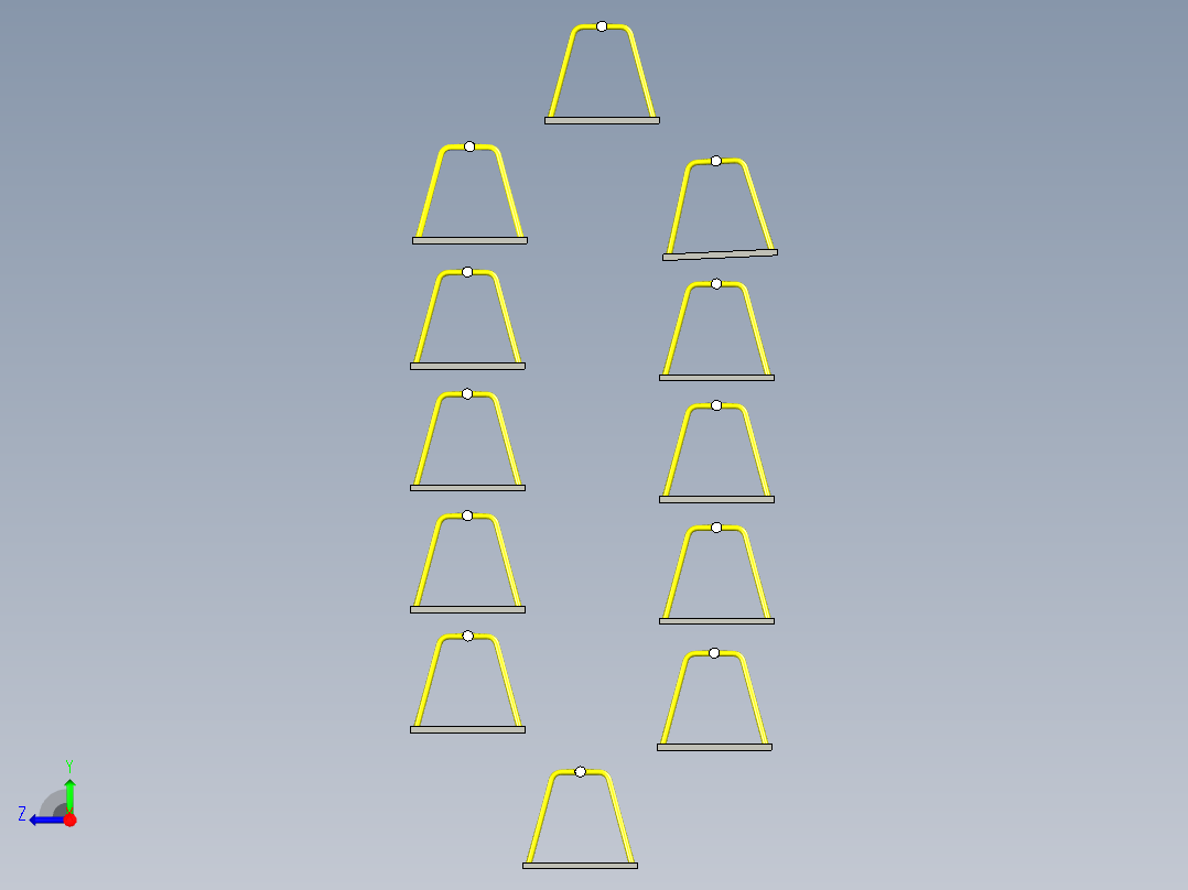 B3003482-垂直智能汽车停车库右视图