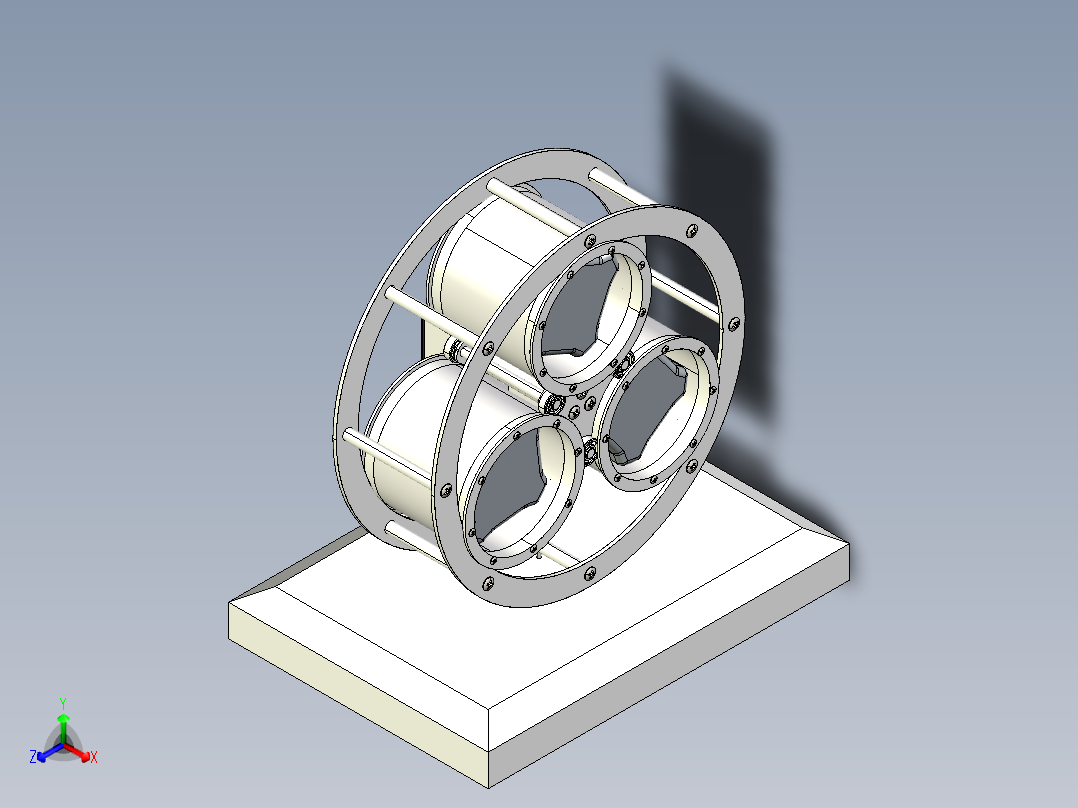 B2004379-手表陀螺仪正等轴测图