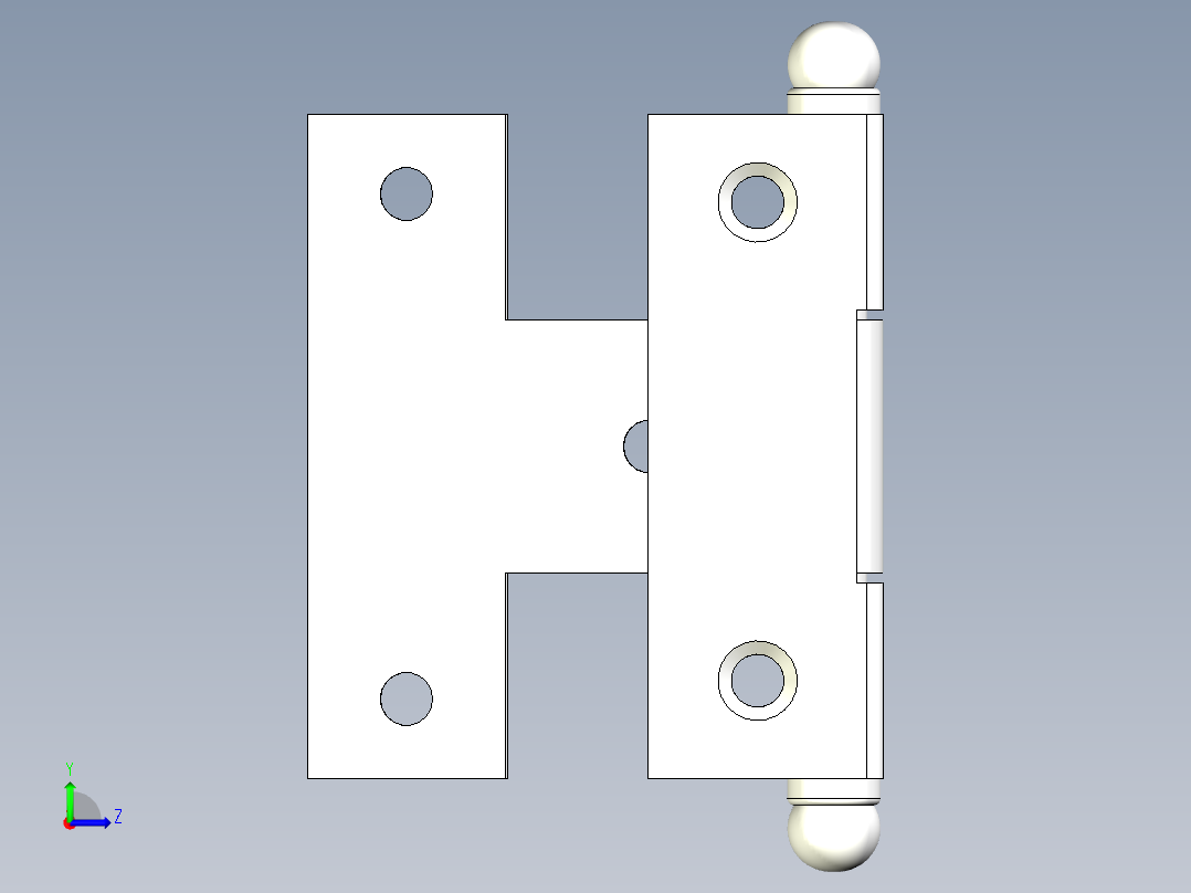 合页、铰链(71)左视图