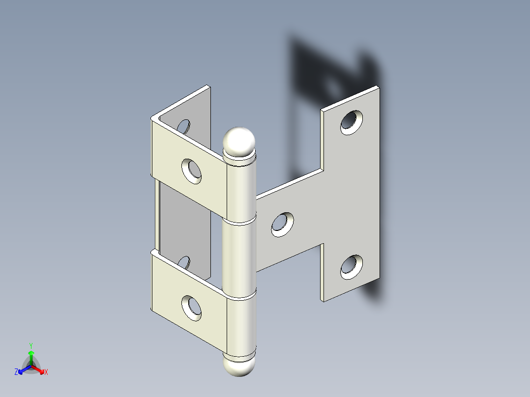 合页、铰链(71)正等轴测图