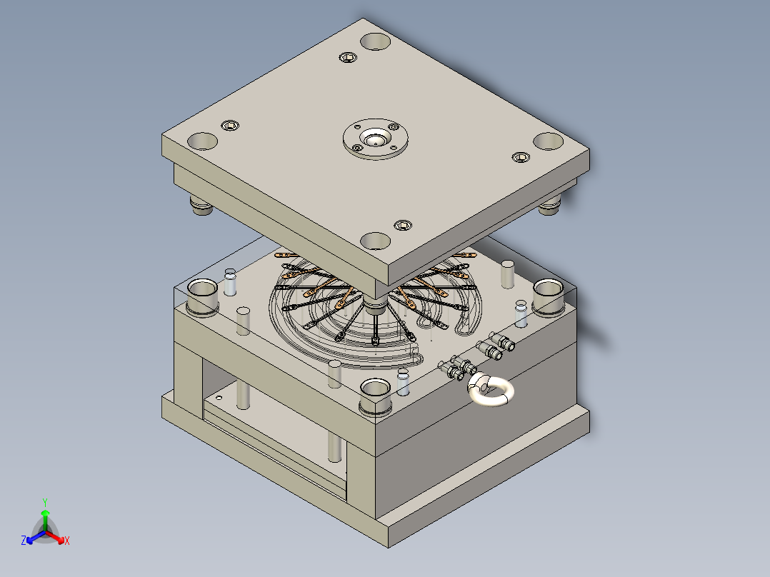 B2005292-塑料咖啡杯勺模具