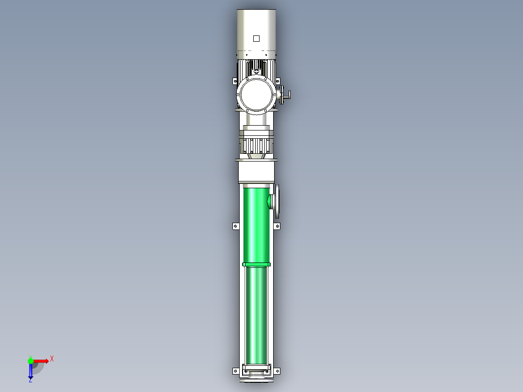 耐驰螺杆泵NM053BY02S12B(7006019-L)俯视图