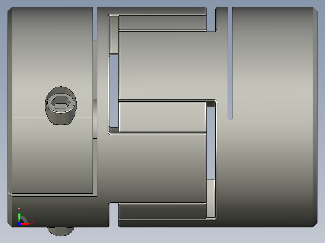 LYCA梅花联轴器LYCA-2535前视图