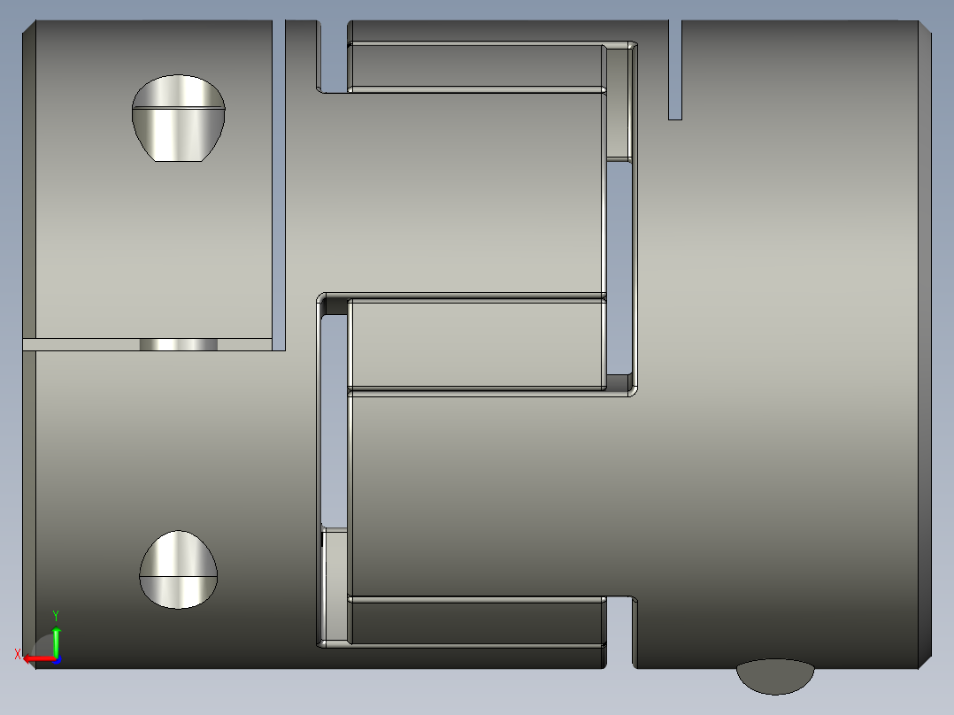 LYCA梅花联轴器LYCA-2535后视图