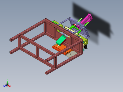 棒料平端面设备正等轴测缩略图