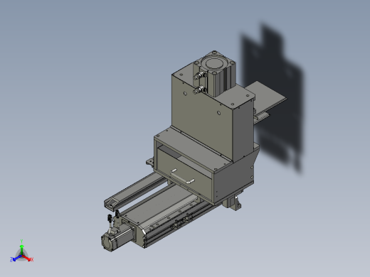 SASD02-09200-a上折组件正等轴测缩略图