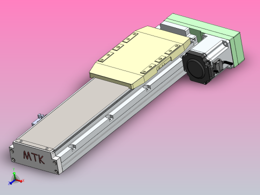 内嵌式螺杆 GTH15-750W伺服[GTH15-L10-300-BR-P750W-C2-N]丝杆滑台模组松下马达