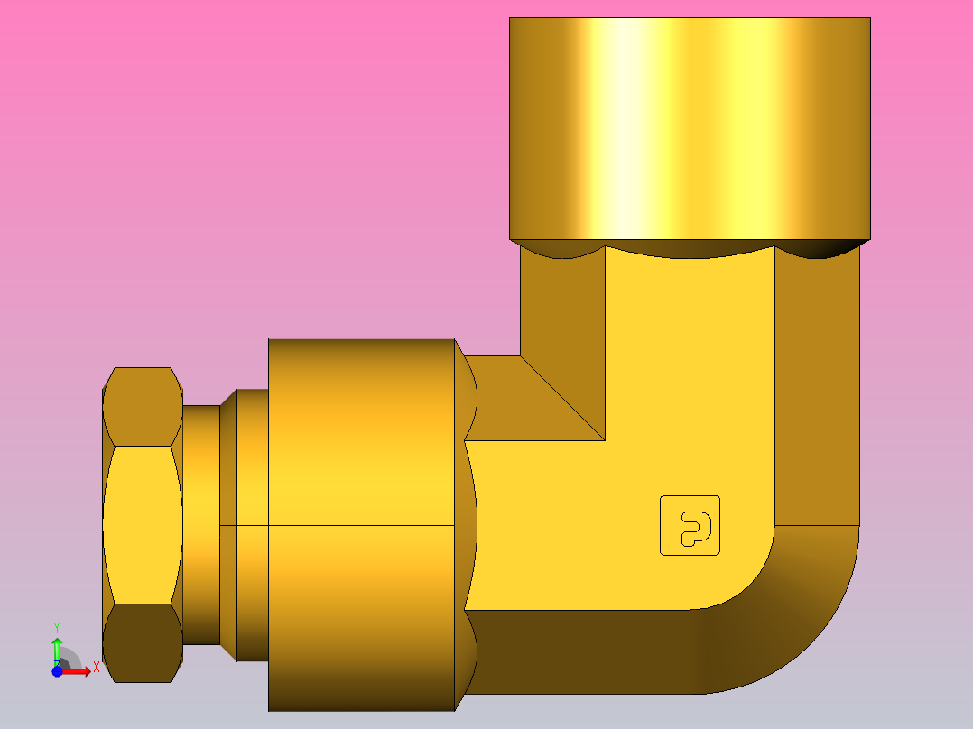 母弯头170HD 8 6前视图