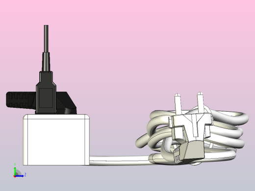 USB 2.0端口多功能插头插座插排左视缩略图