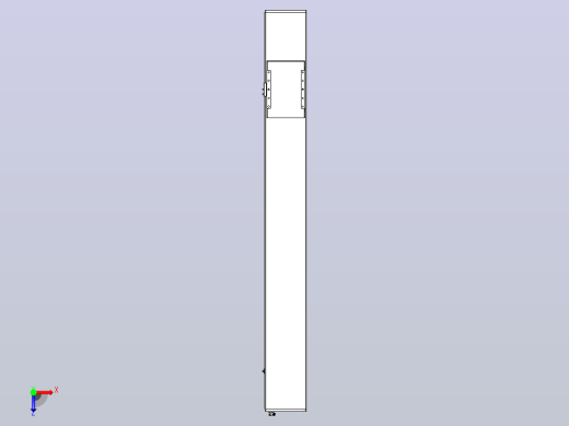 MCH22无尘螺杆滑台[MCH22-L#-1500-M-P75-C3]俯视缩略图