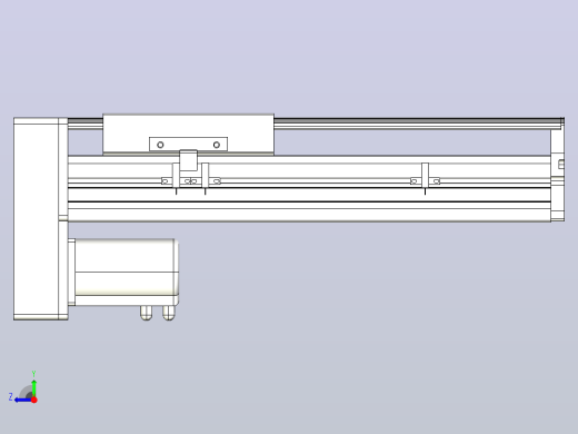 MTH17标准螺杆滑台[MTH17-L#-200-BM-P40-C3]右视缩略图