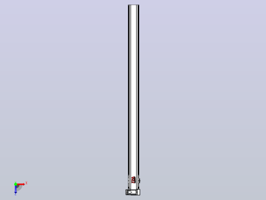 皮带直线轴半封闭可选导轨TPA-HNB-120D-110-L1800-RU-Y-P40-N3俯视缩略图