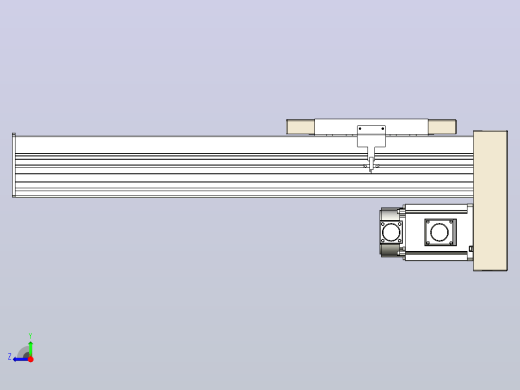 滚珠丝杠直线轴带导轨全封闭TPA-HCR-220D-3210C-L450-MP-Y-P1K-N3右视缩略图