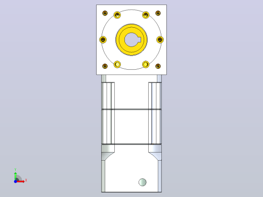 PW70双孔 PGH60-L2 14-50-70-M4 转向器加减速机 PW70双孔 PGH60 14-50-70-M4前视缩略图