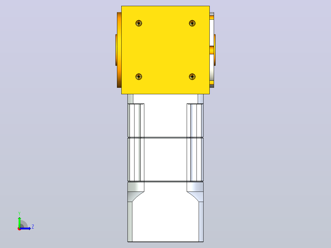 PW70双孔 PGH60-L2 14-50-70-M4 转向器加减速机 PW70双孔 PGH60 14-50-70-M4左视图