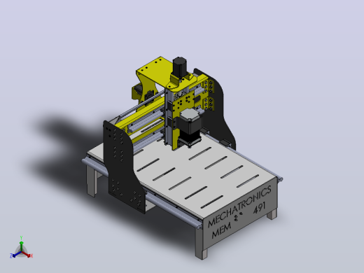 10-4轴雕刻机 4 Axis CNC Machine i正等轴测缩略图