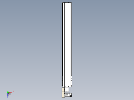 皮带直线轴半封闭可选导轨TPA-HNB-220D-176-L1550-ML-C-P1K-N3俯视缩略图