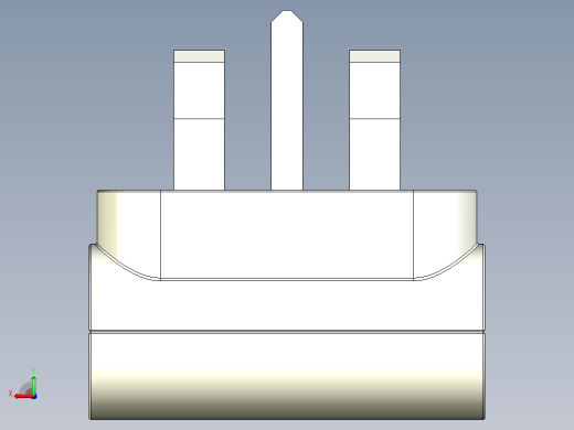 USB 充电器 - 英国插头后视缩略图