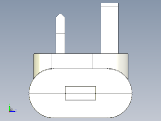 USB 充电器 - 英国插头左视缩略图