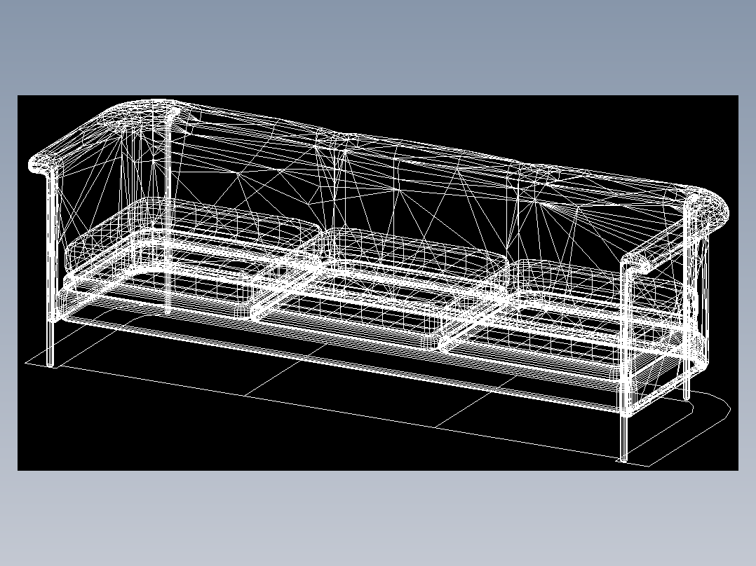 室内家具和灯具等的模型十二-K-S27-3