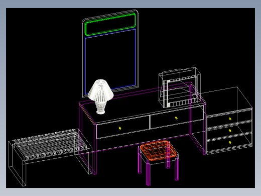 室内家具及植物三维模型十-HZ005