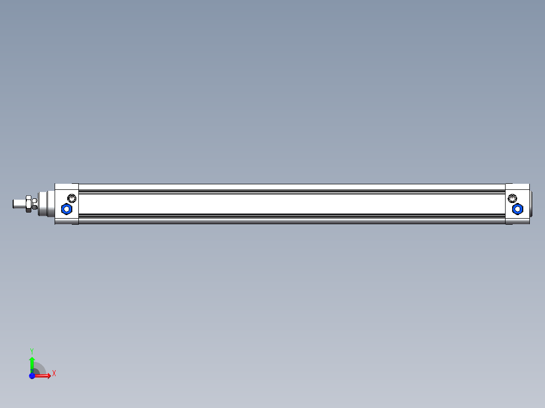 气缸组件前视图