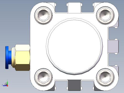 气缸组件右视缩略图