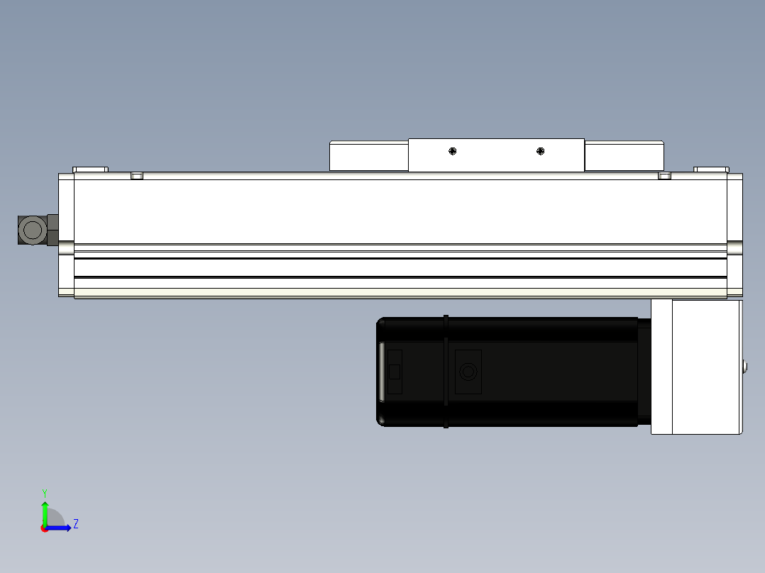 Toyo东佑达直线模组-ECH14-100-BM-400W+煞車左视图