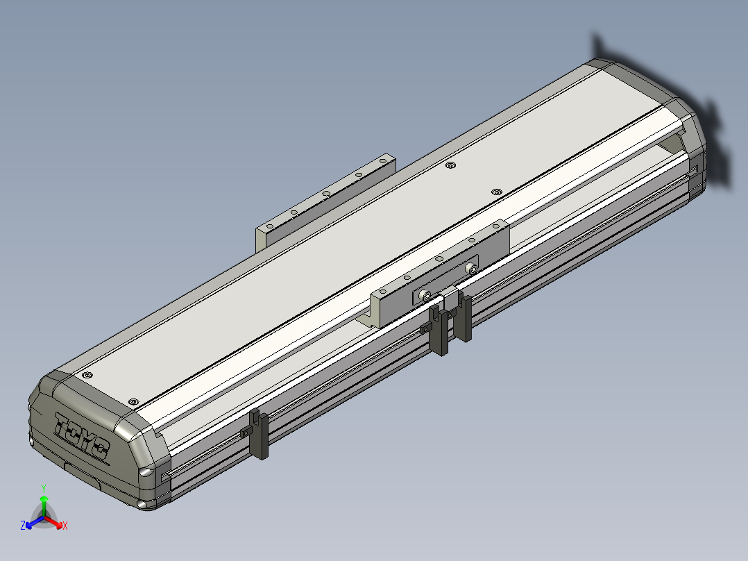 Toyo东佑达直线模组-ETH14-200-M+煞車-C4反主视图