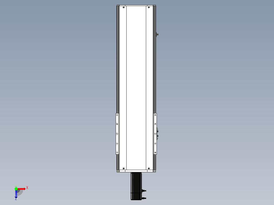 Toyo东佑达直线模组-ETH22-550-BC-400W+煞車俯视图