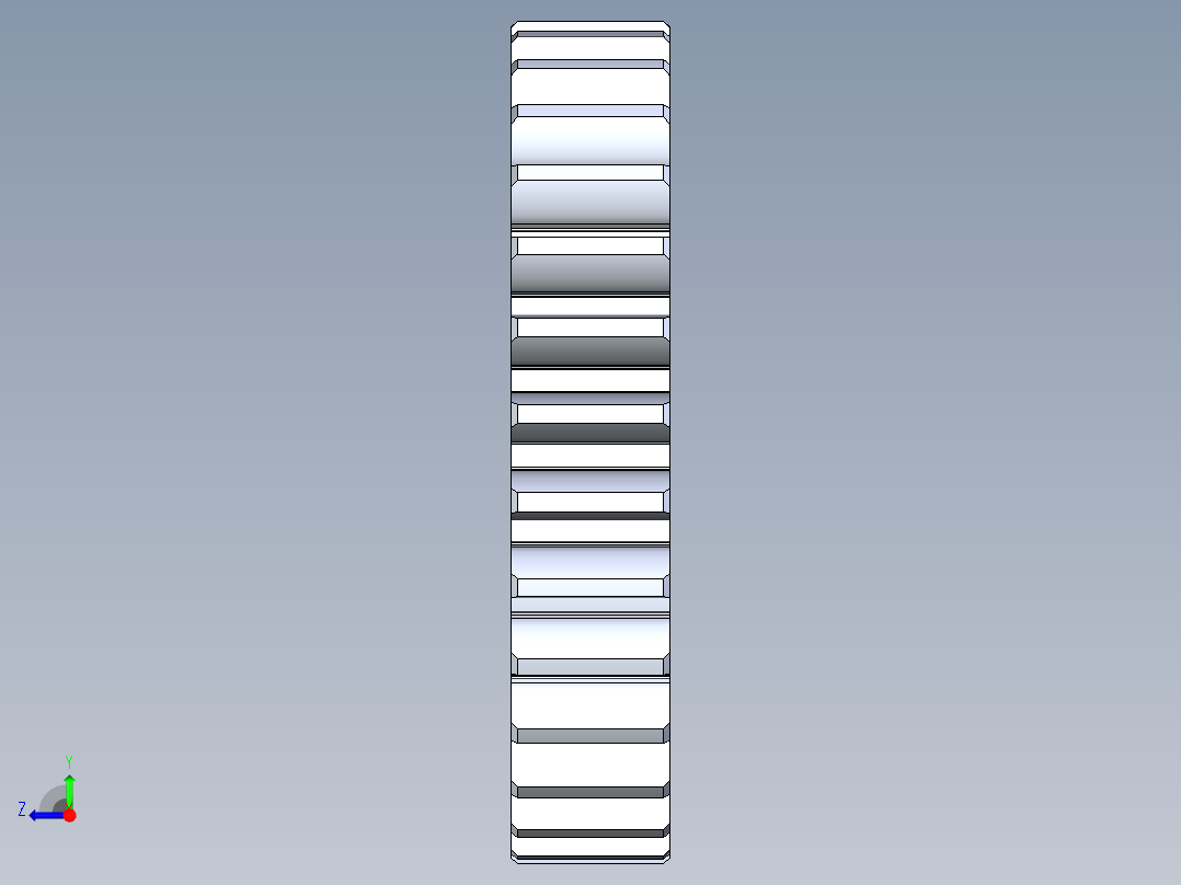 正齿轮压力角20 -24dp-20pa-30t spur gear右视图