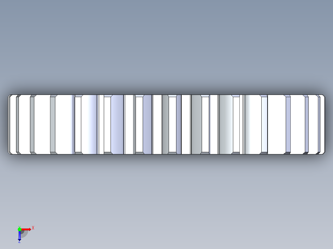 正齿轮压力角20 -24dp-20pa-30t spur gear俯视图