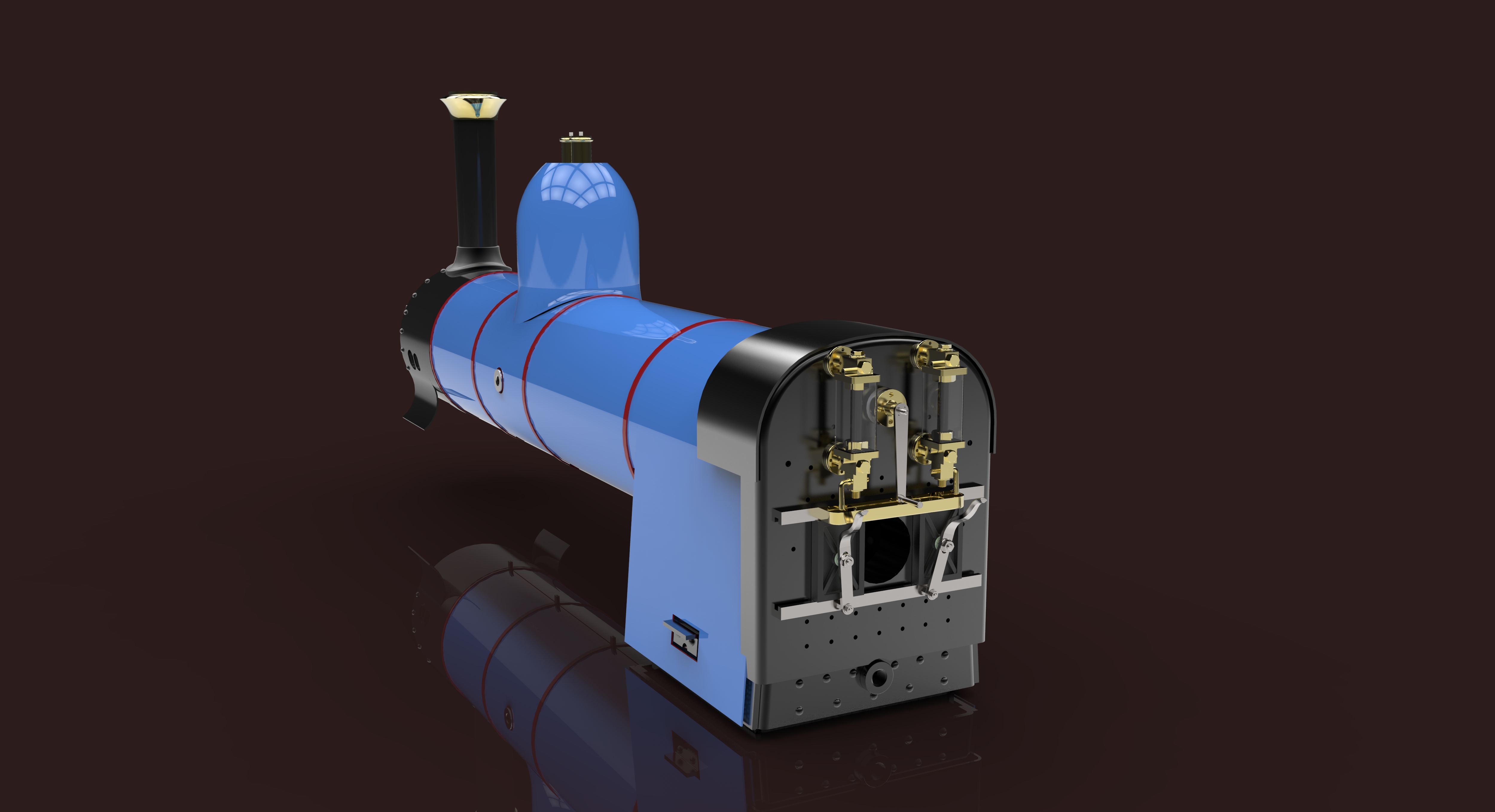 坦克机车锅炉组件