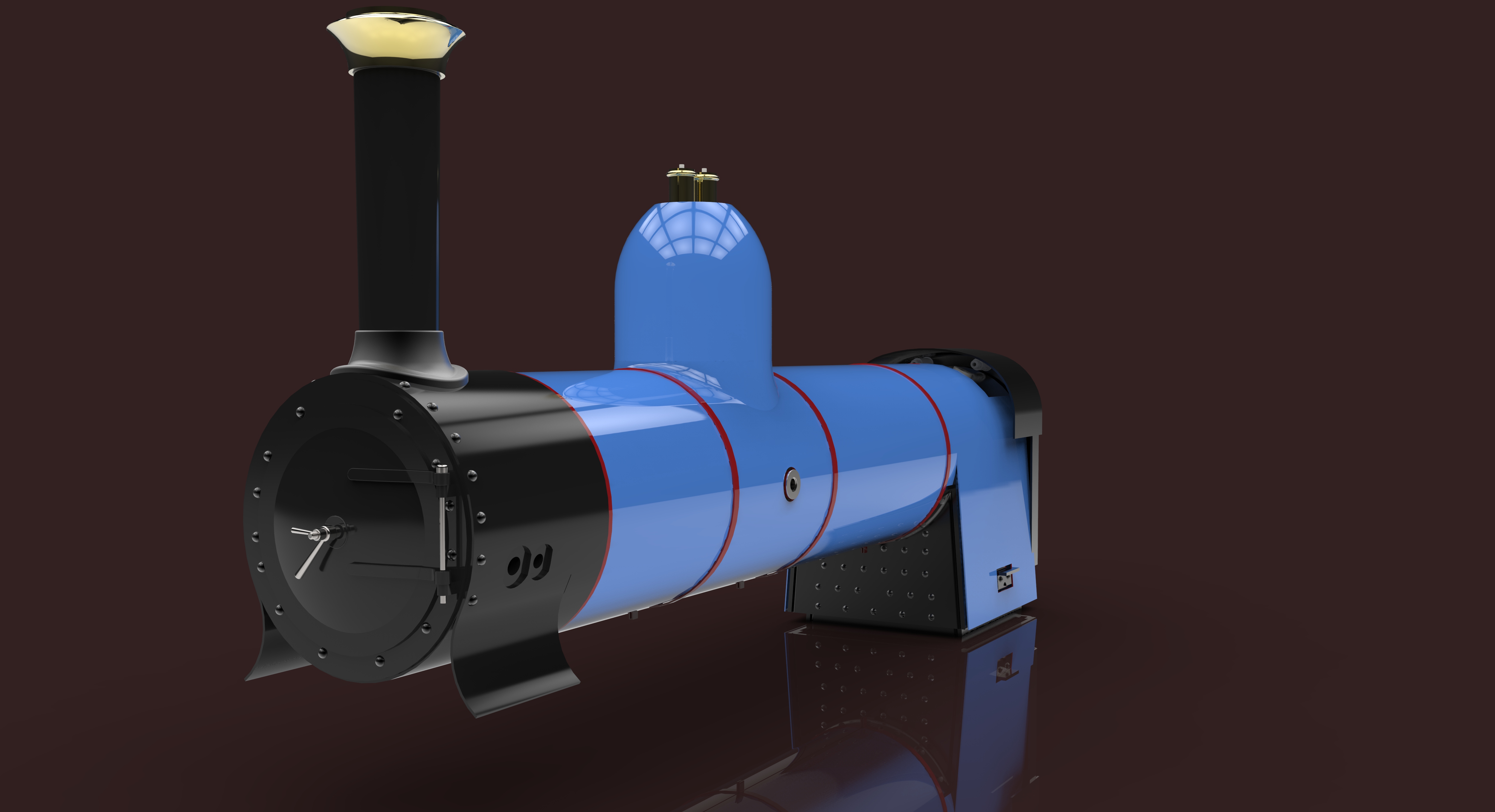 坦克机车锅炉组件