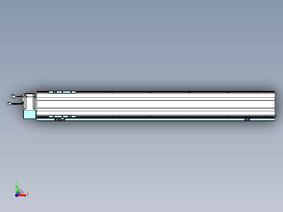 威洛博VBF同步带传动一般环境VBF14-L45-S950-BLU-ZP40-C3前视图