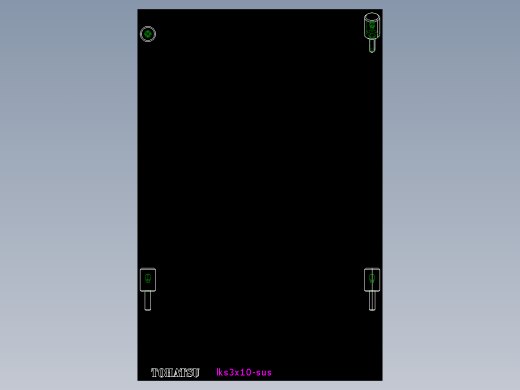 把手(不銹鋼)LKN-SUS,LKS-SUS-2D多系列多零件图纸模型