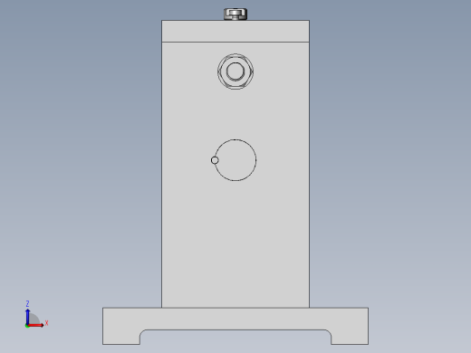 推动架钻M8孔三维夹具设计【含三维SolidWorks】前视缩略图