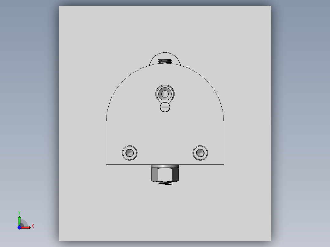 推动架钻M8孔三维夹具设计【含三维SolidWorks】俯视图