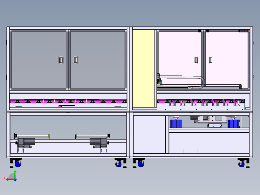 47寸panel移载设备3D数模图纸 Solidworks18设计 附STEP后视缩略图