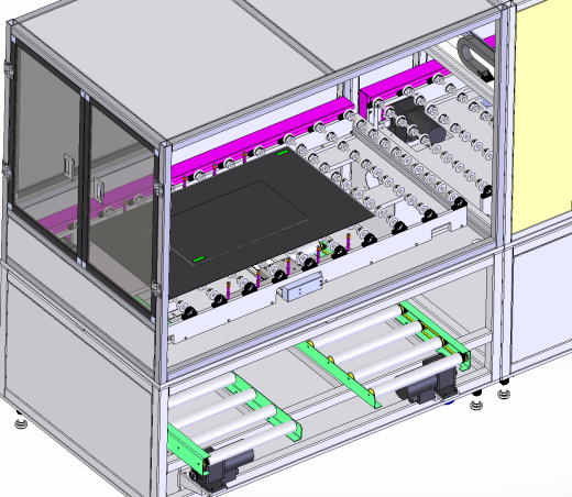 47寸panel移载设备3D数模图纸 Solidworks18设计 附STEP缩略图