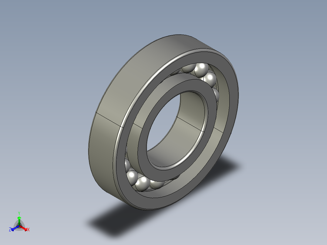 深沟球轴承6320主视图