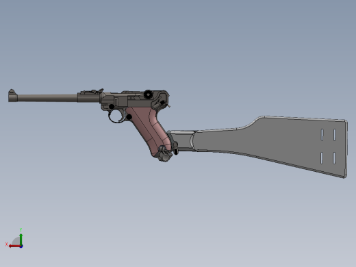 炮兵鲁格步枪后视缩略图