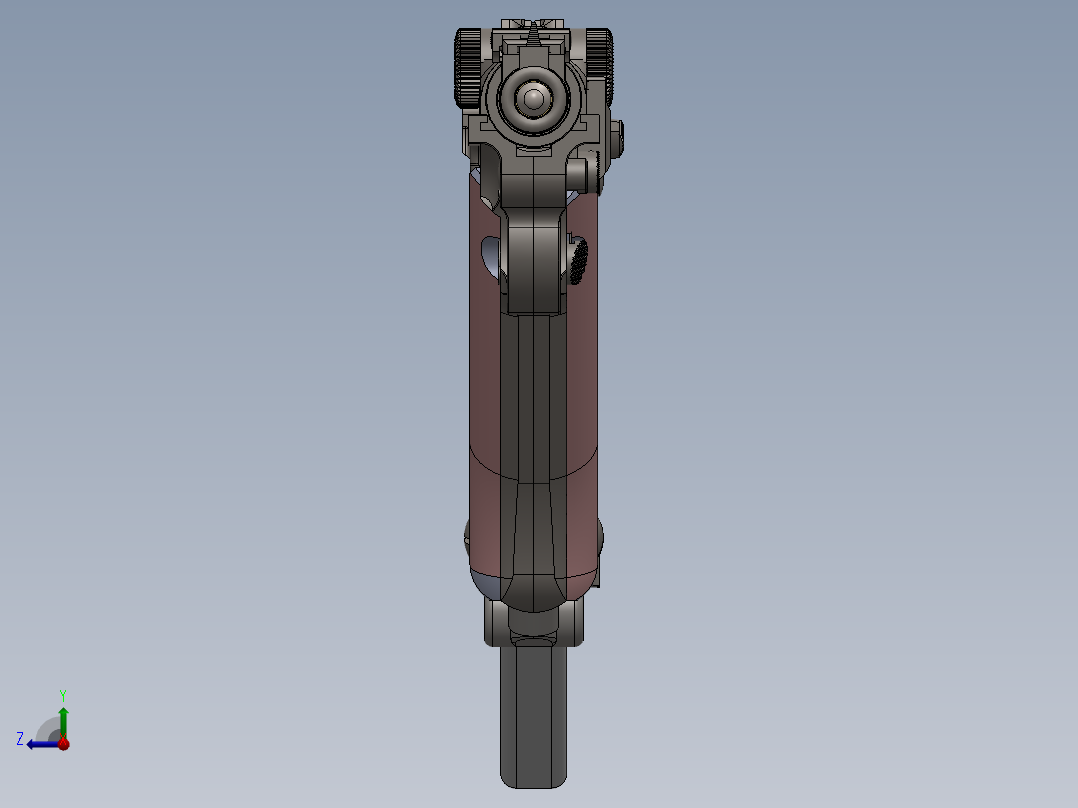 炮兵鲁格步枪右视图