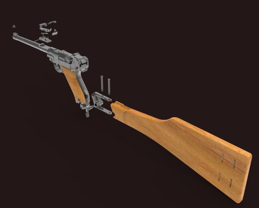 炮兵鲁格步枪缩略图