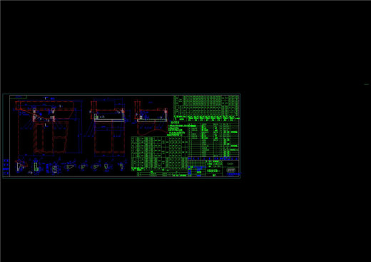 吊钩桥式起重机设计素材CAD机械图纸缩略图