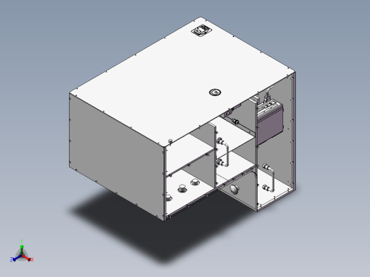 XA2N系列急停按钮行程及压力测试设备正等轴测缩略图